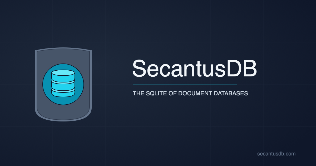 Rust PostgreSQL server — SecantusDB